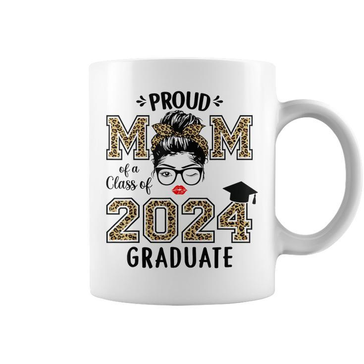 Proud Mom Of A Class Of 2024 Graduate Senior 24 Graduation Coffee Mug