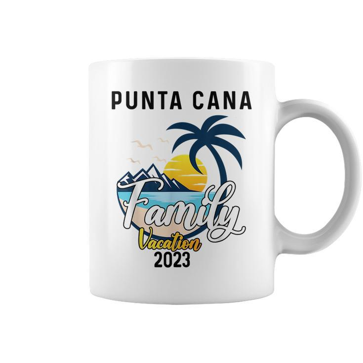 Punta Cana Family Vacation 2023 Matching Dominican Republic  Coffee Mug