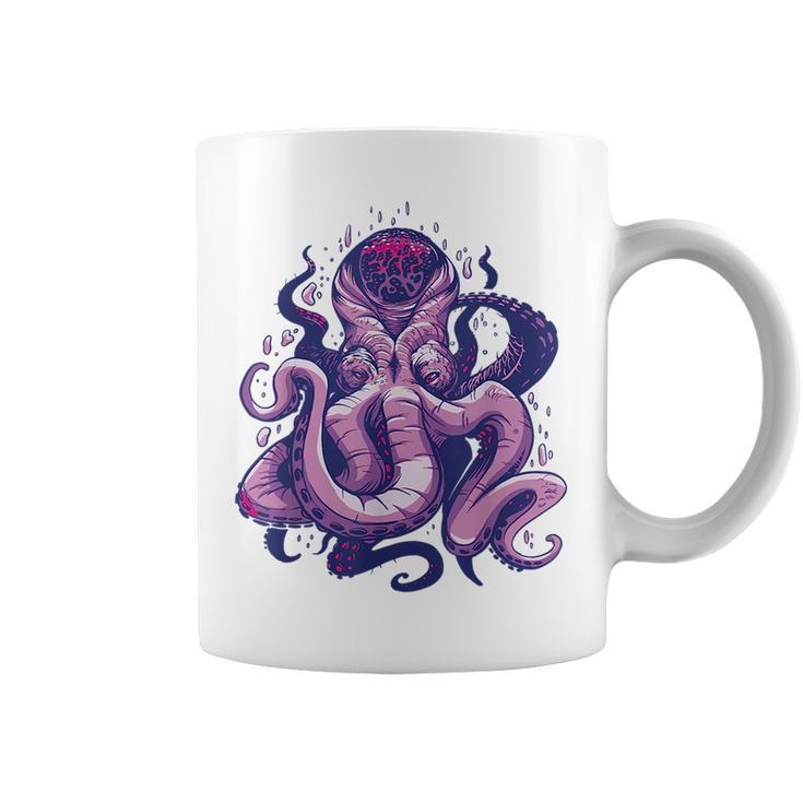 Purple Kraken Sea Ocean Monster Cool Scary Creature  Coffee Mug