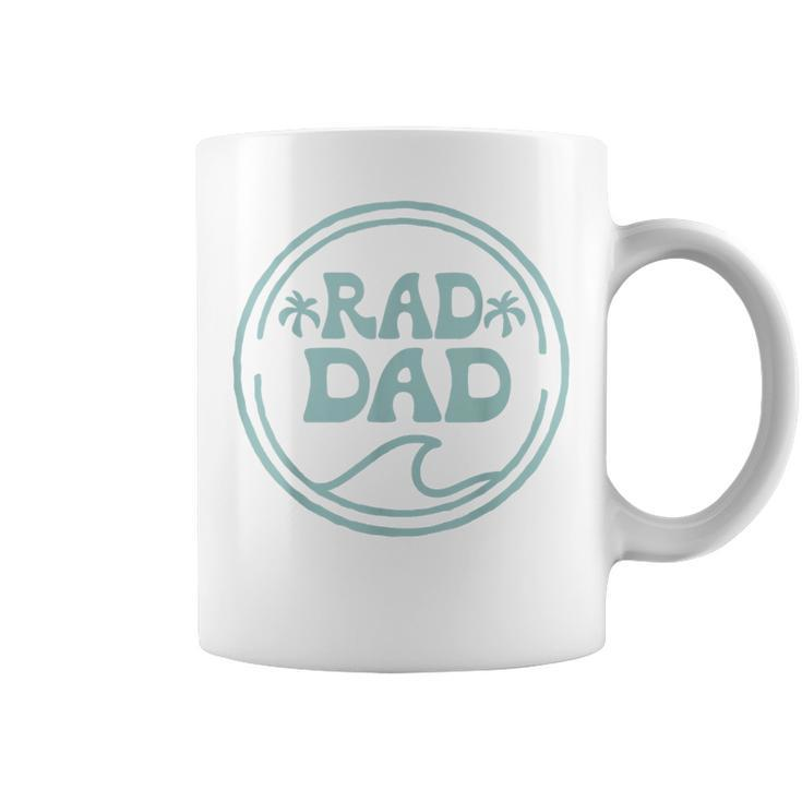 Rad Dad Surf Matching Birthday The Big One 1St Birthday Coffee Mug