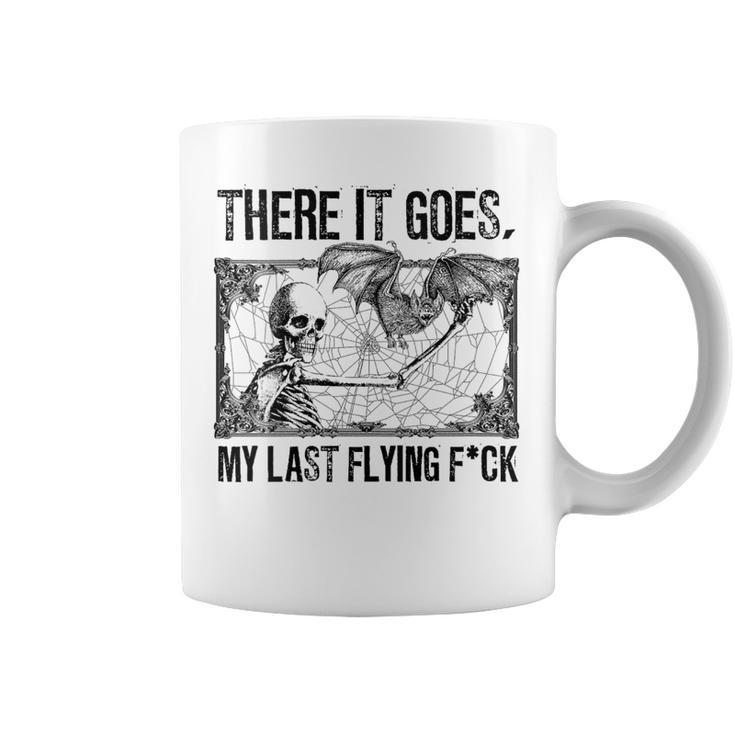 There It Goes My Last Flying F Sarcastic Happy Halloween Coffee Mug