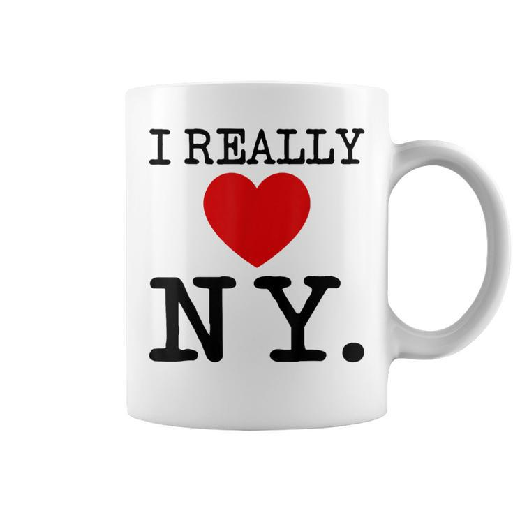 I Really Heart Love Ny Love New York Coffee Mug