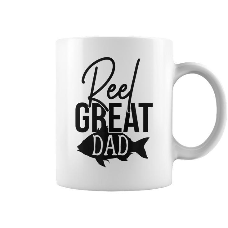 Reel Great Dad Fishing Fathers Day  Gift For Mens Coffee Mug