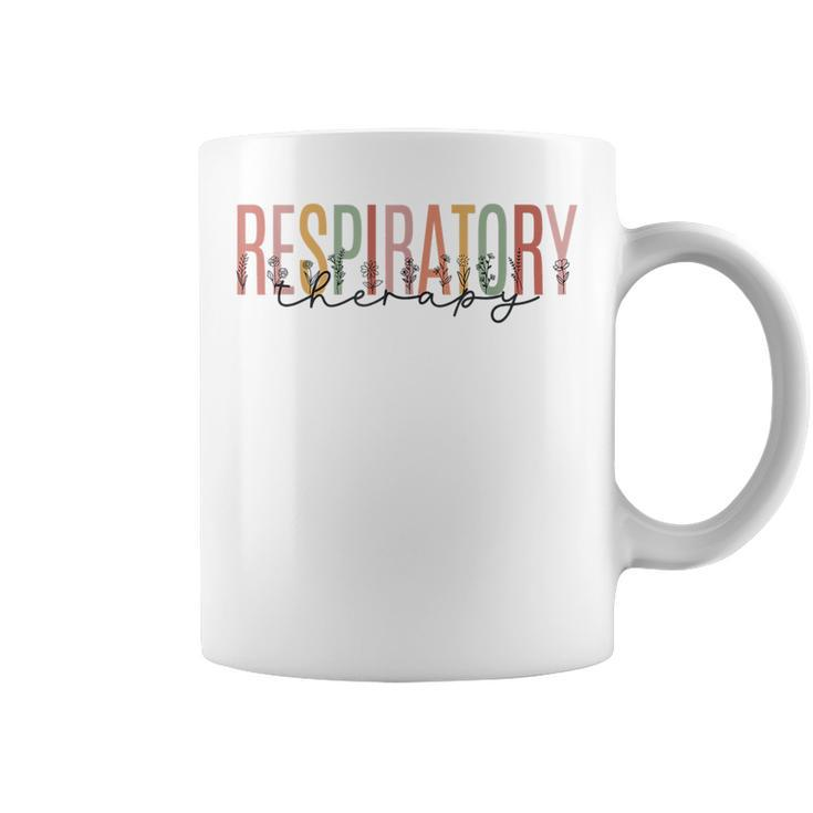 Respiratory Therapist Therapy Nicu Respiratory Retro Colors  Coffee Mug