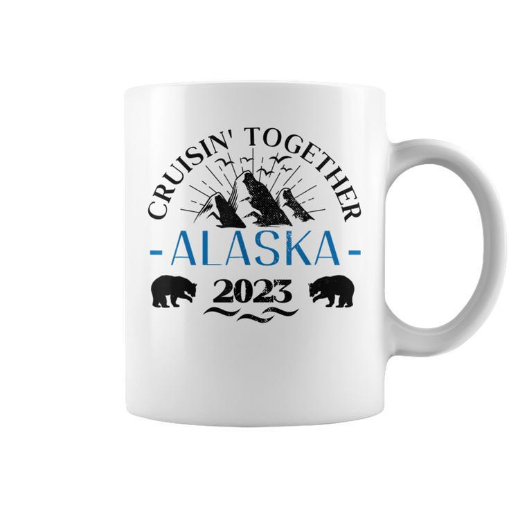 Retro Alaska Cruise 2023 Family Cruise 2023 Family Matching  Coffee Mug