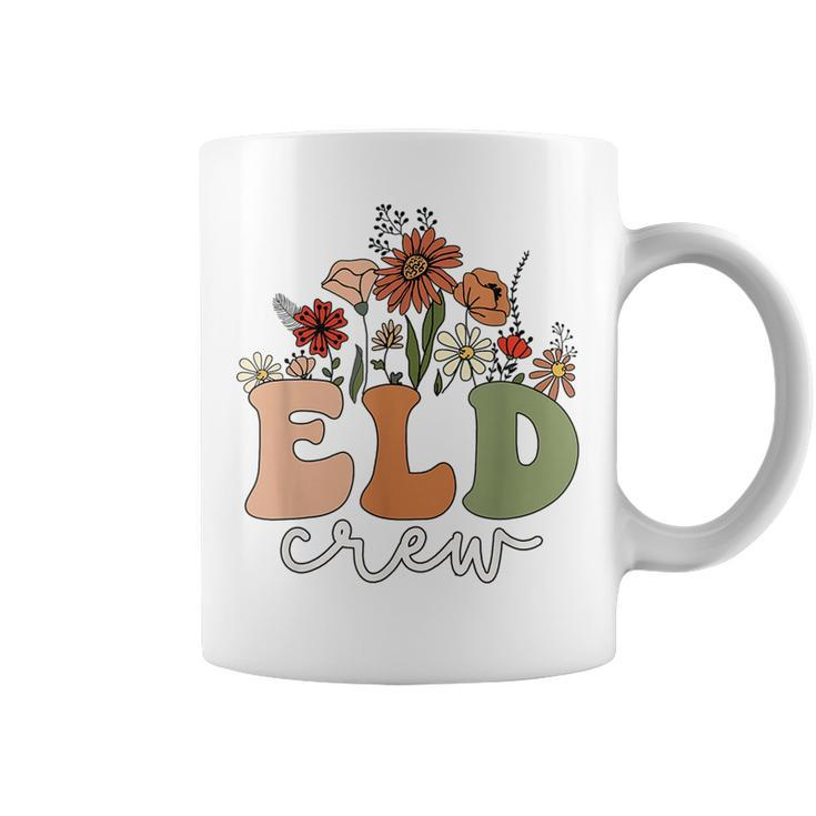 Retro Eld Crew Wildflowers English Language Development Coffee Mug