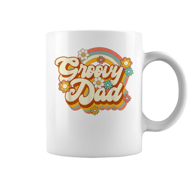 Retro Groovy Dad Family Birthday 60S 70S Hippie Costume Coffee Mug
