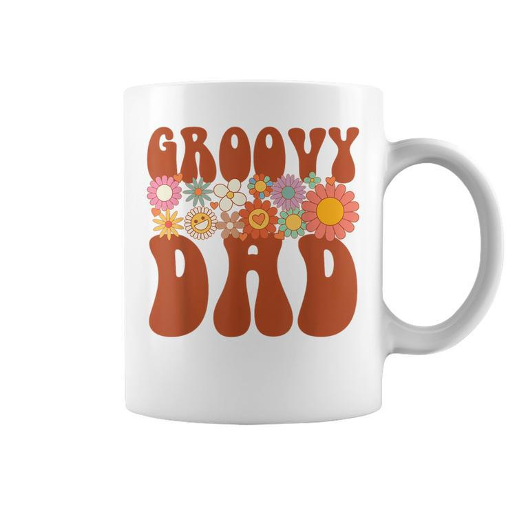 Retro Groovy Dad Matching Family Party Fathers Day  Coffee Mug