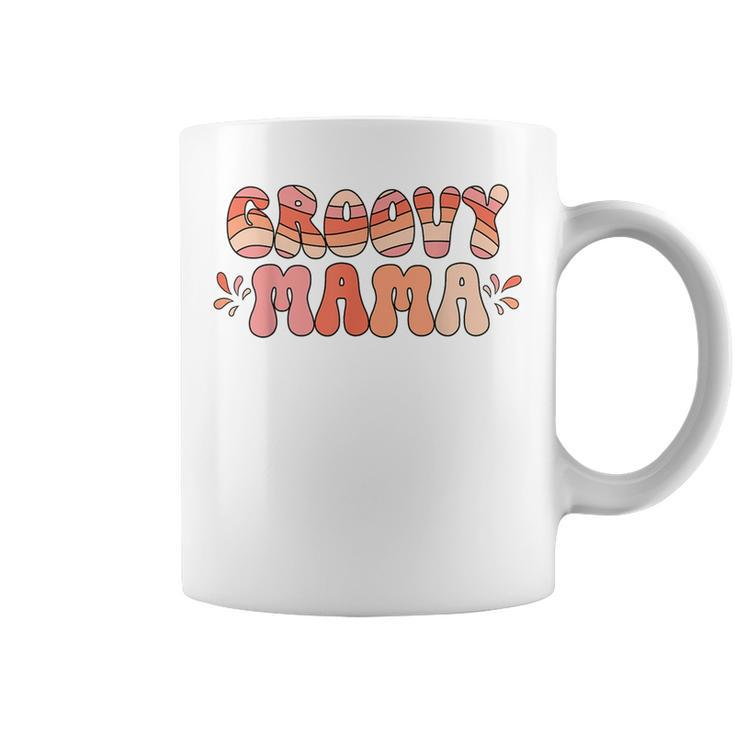 Retro Groovy Mama Matching Family 1St Birthday Party Women Coffee Mug