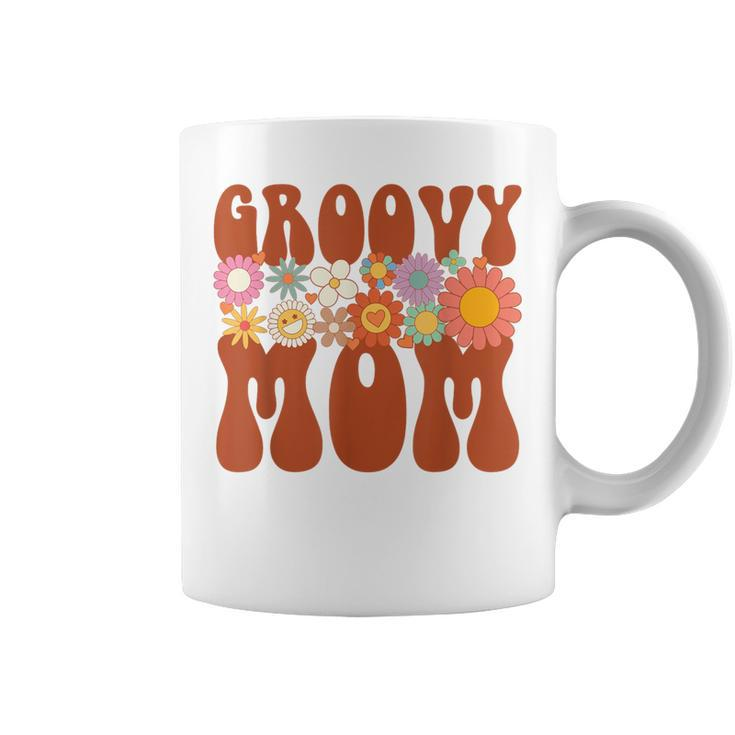 Retro Groovy Mom Matching Family Party Mother's Day Coffee Mug