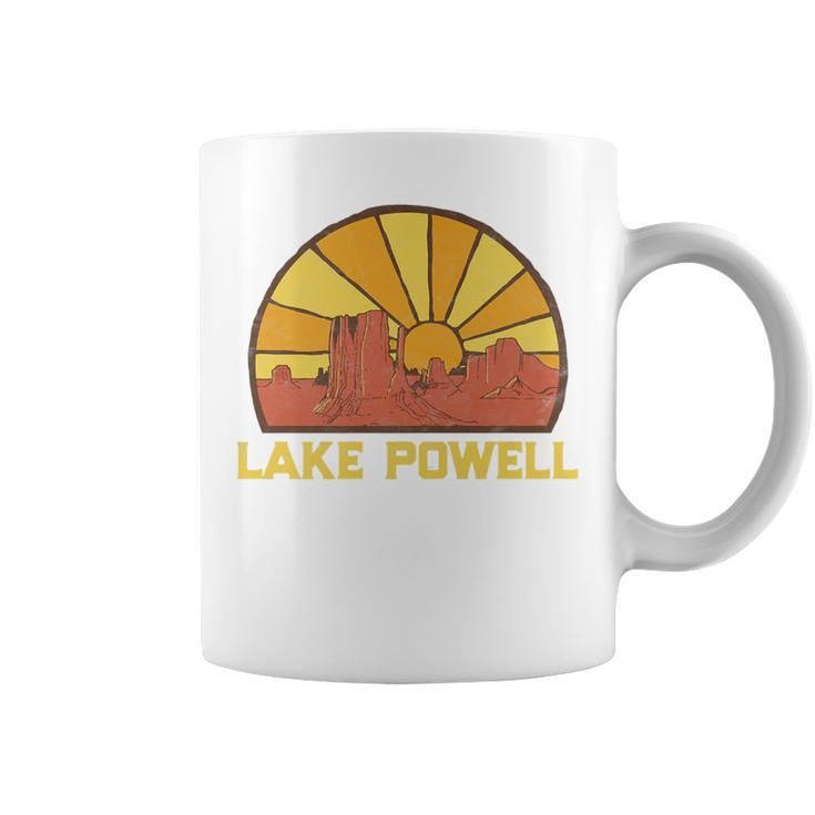 Retro Lake Powell Sun Vintage Graphic Coffee Mug