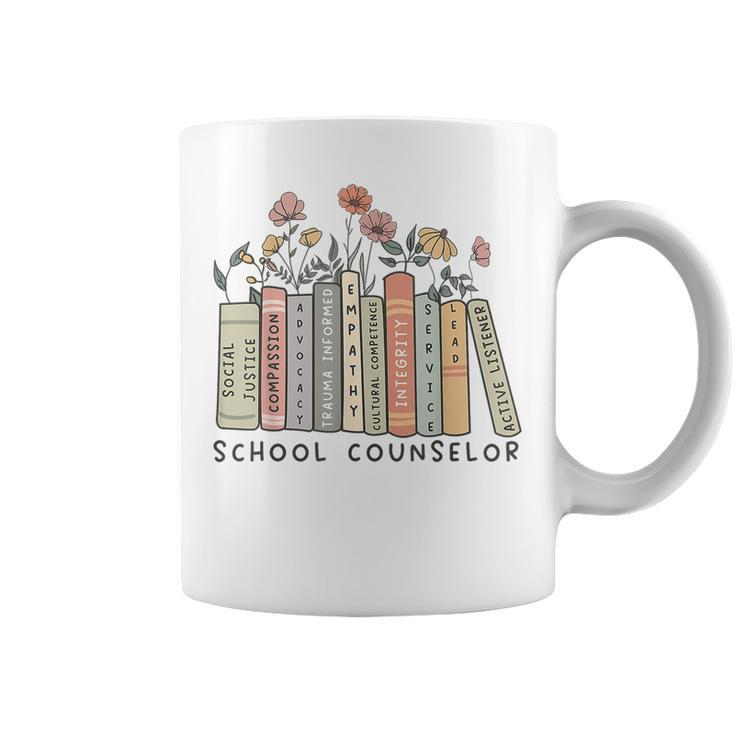 Retro School Counselor Therapist Mental Health Advocate Grad Coffee Mug
