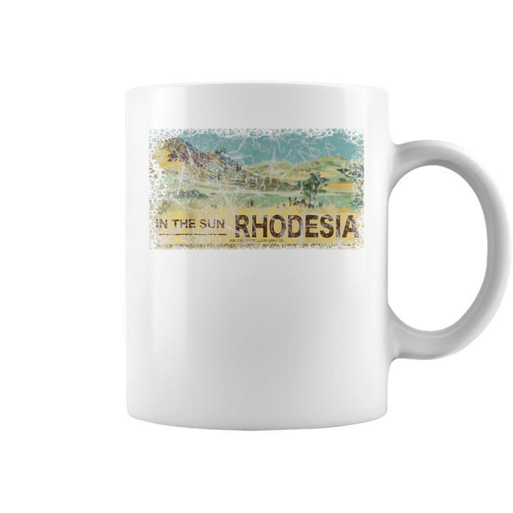Rhodesia Poster Advertisement In The Sun Rhodesian Coffee Mug