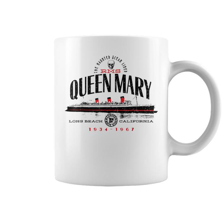 Rms Queen Mary The North Atlantic Ocean From 1936 To 1967 Coffee Mug