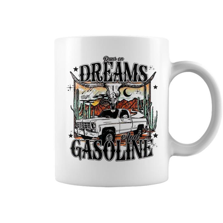 Runs On Dreams And Gasoline | I Got A Heart Like A Truck  Coffee Mug