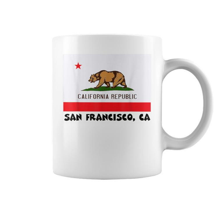 San Francisco California Usa Flag Souvenir Coffee Mug