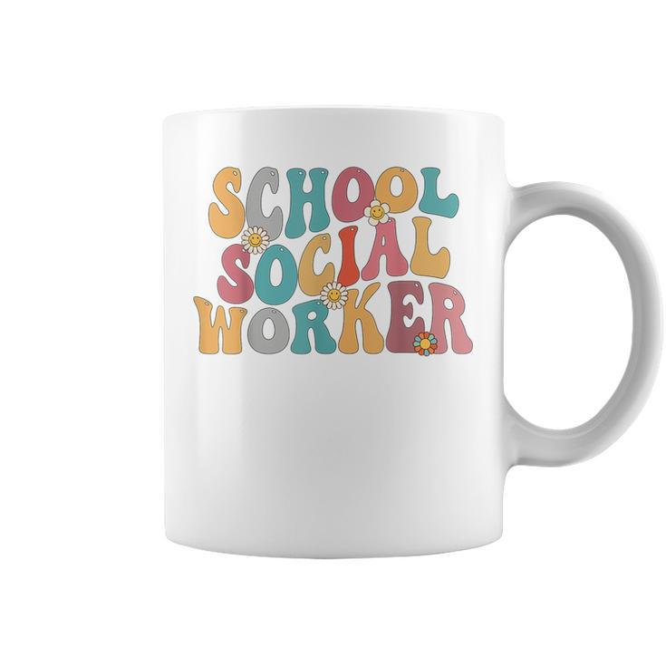 School Social Worker Groovy 2023 Appreciation Social Work Coffee Mug