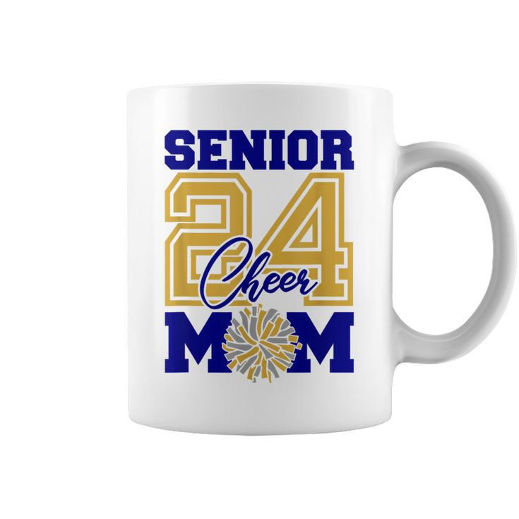 Senior Cheer Mom 2024 Cheerleader Parent Class Of 2024 Coffee Mug