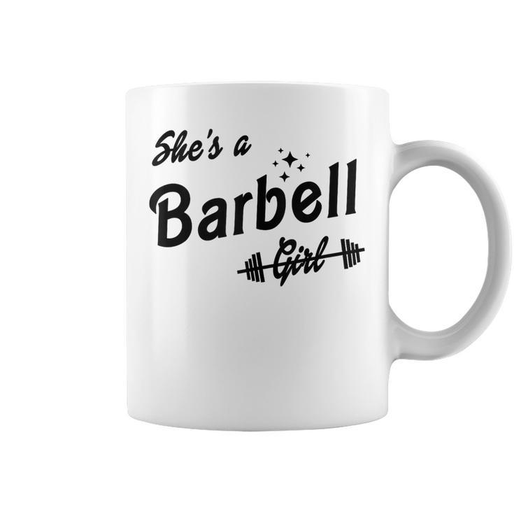 She's A Barbell Girl Coffee Mug