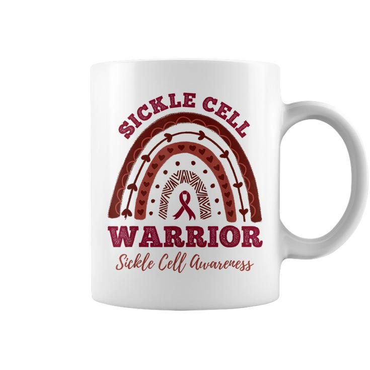 Sickle Cell Warrior Rainbow Sickle Cell Awareness Coffee Mug
