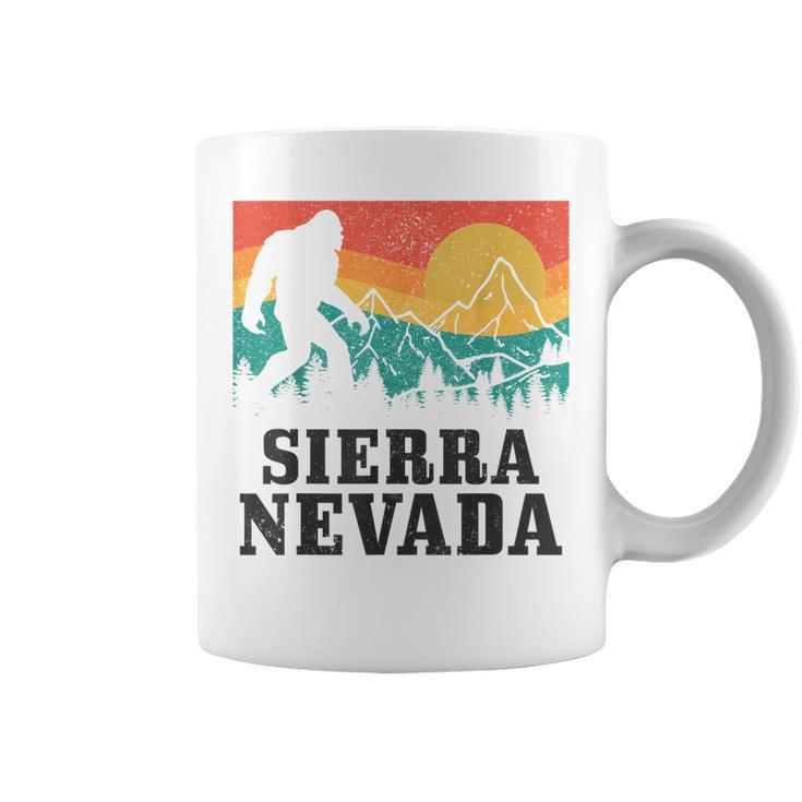 Sierra Nevada Bigfoot California Mountains Vintage Hiking  Coffee Mug