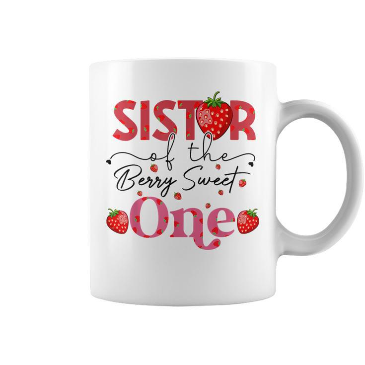 Sister Of The Berry Sweet Birthday Sweet Strawberry Coffee Mug