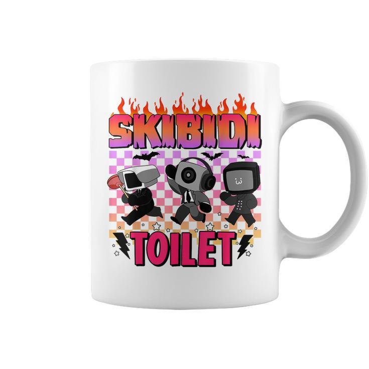 Skibidi Toilet Cameraman Speakerman Tvman Meme Game Coffee Mug