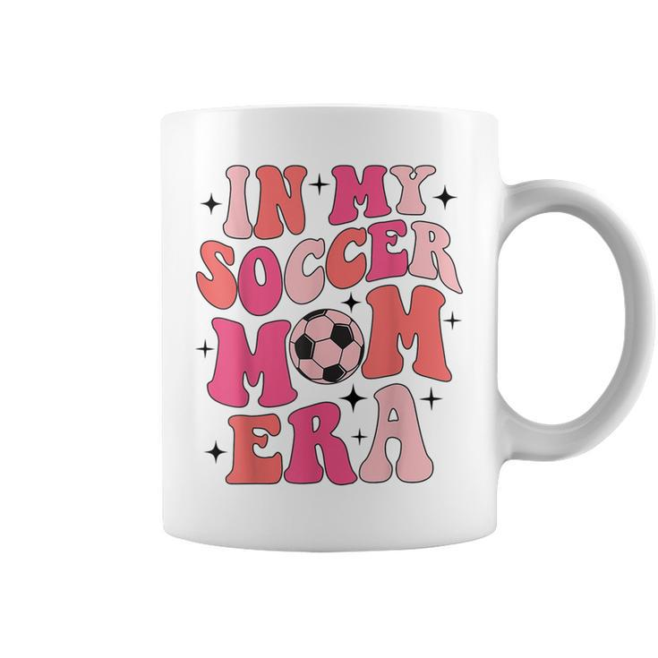In My Soccer Mom Era Groovy Soccer Mom Life Coffee Mug