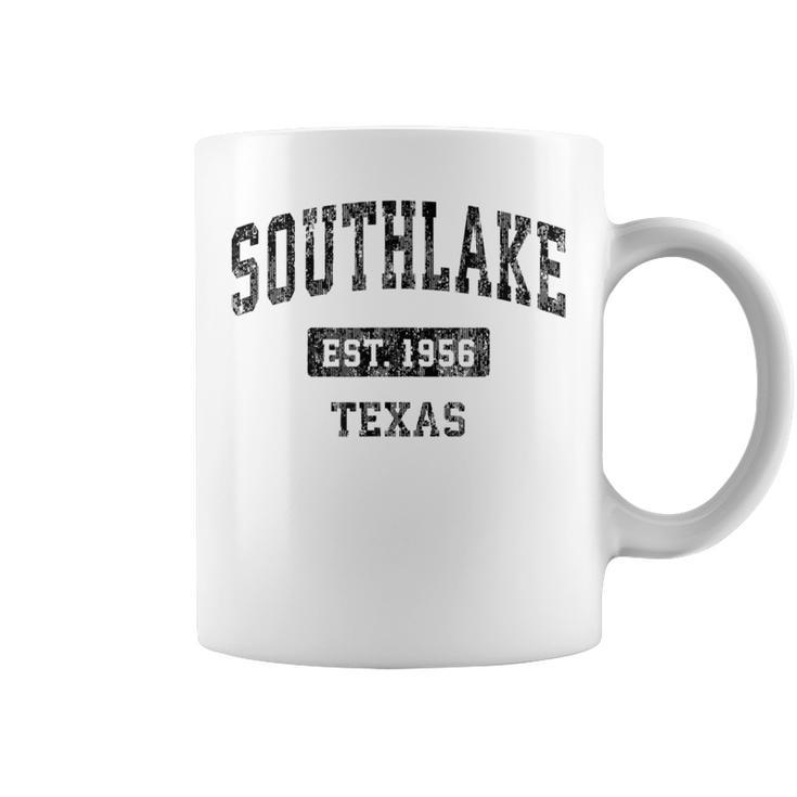 Southlake Texas Tx Vintage Sports Black Coffee Mug