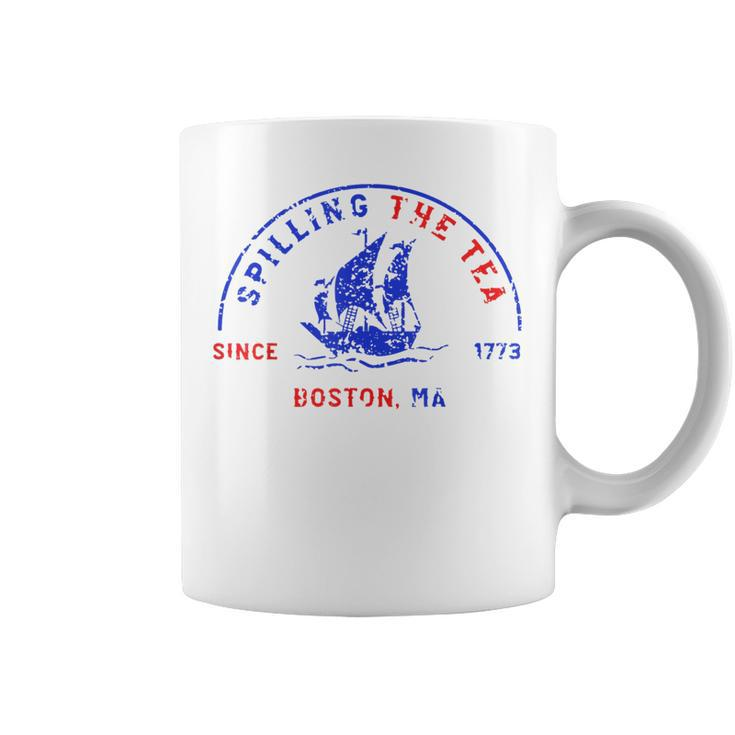 Spilling The Tea Since 1773 4Th Of July History Teacher Gifts For Teacher Funny Gifts Coffee Mug