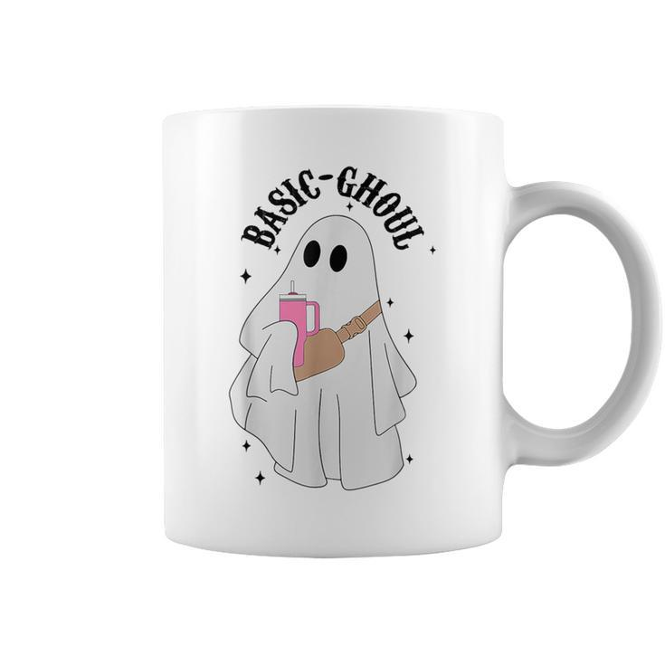 Spooky Season Cute Ghost Halloween Costume Basic Ghoul Coffee Mug