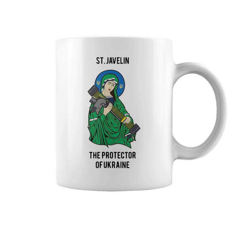 St Javelin Nla The Protector Of Ukraine I Stand For Ukraine Ukraine Funny Gifts Coffee Mug