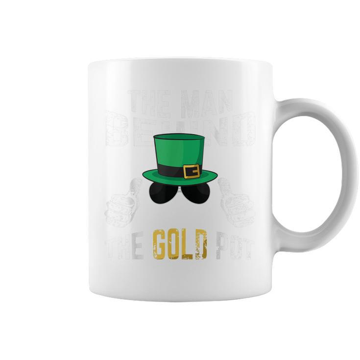 St Patricks Day Pregnancy  For Men Gold Pot Dad To Be  Gift For Mens Coffee Mug