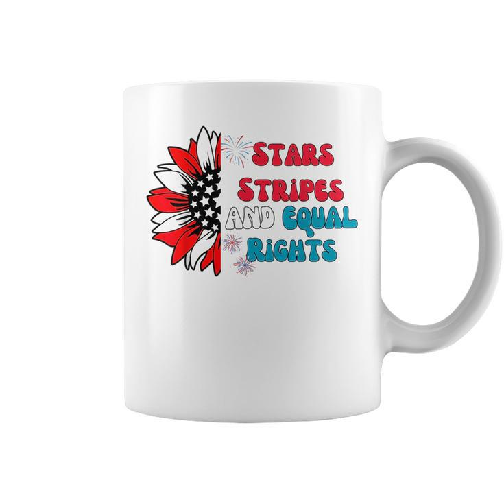 Stars Stripes And Equal Rights Equal Rights Funny Gifts Coffee Mug