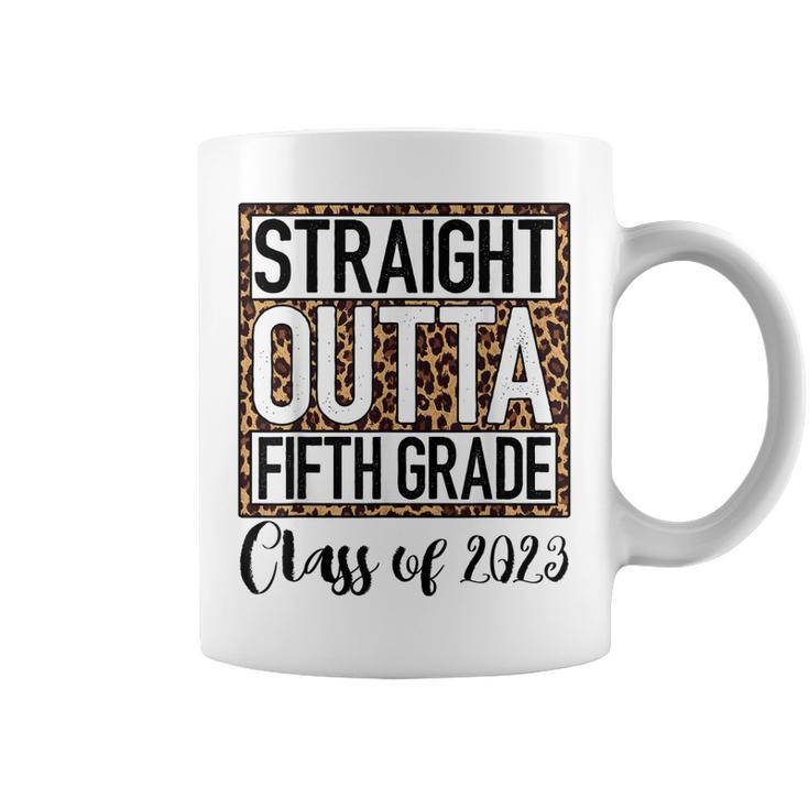 Straight Outta Fifth Grade Graduation 2023 Class 5Th Grade Coffee Mug