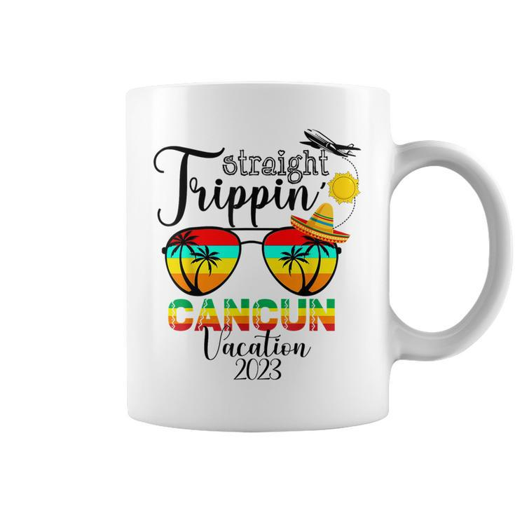 Straight Trippin Cancun Summer Vacation Family Travel Trip  Coffee Mug