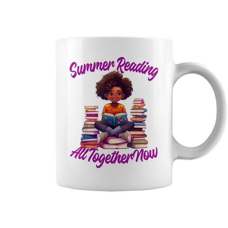 Summer Reading All Together 2023 Books Now Black Girl Coffee Mug
