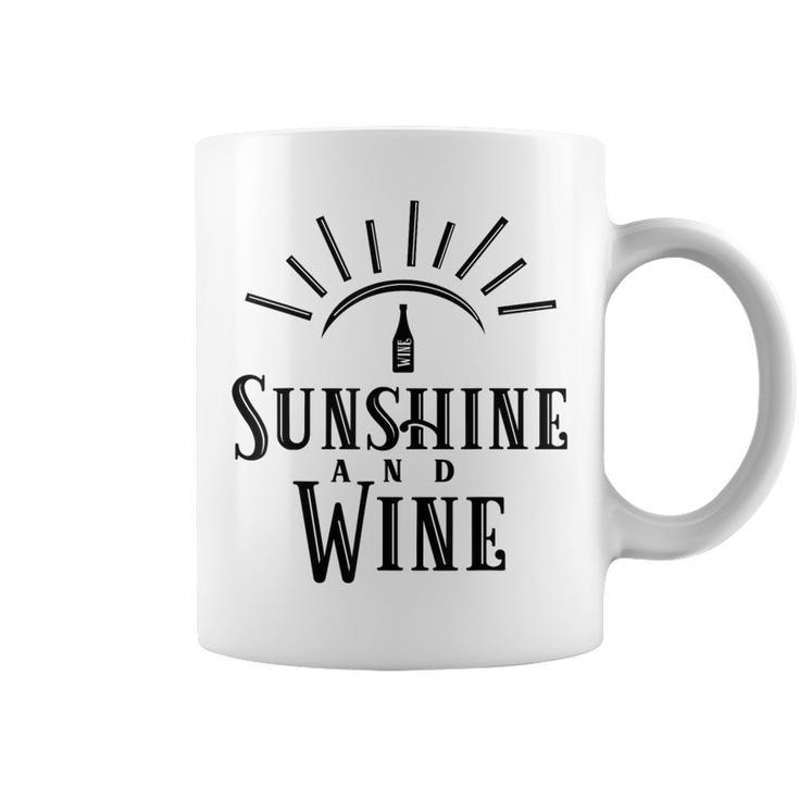 Sunshine And Wine Drinking Coffee Mug