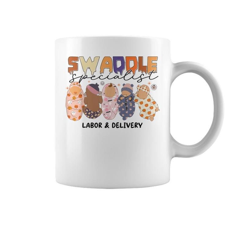 Swaddle Specialist Labor Delivery Nurse Halloween Coffee Mug
