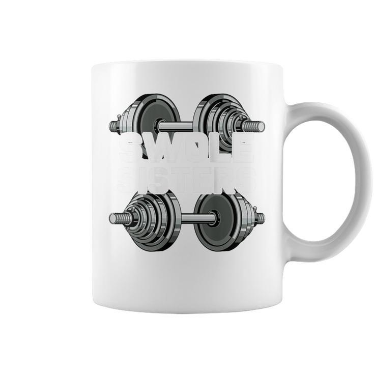 Swole Sisters Powerlifting Gym Workout Swole Gainz Coffee Mug