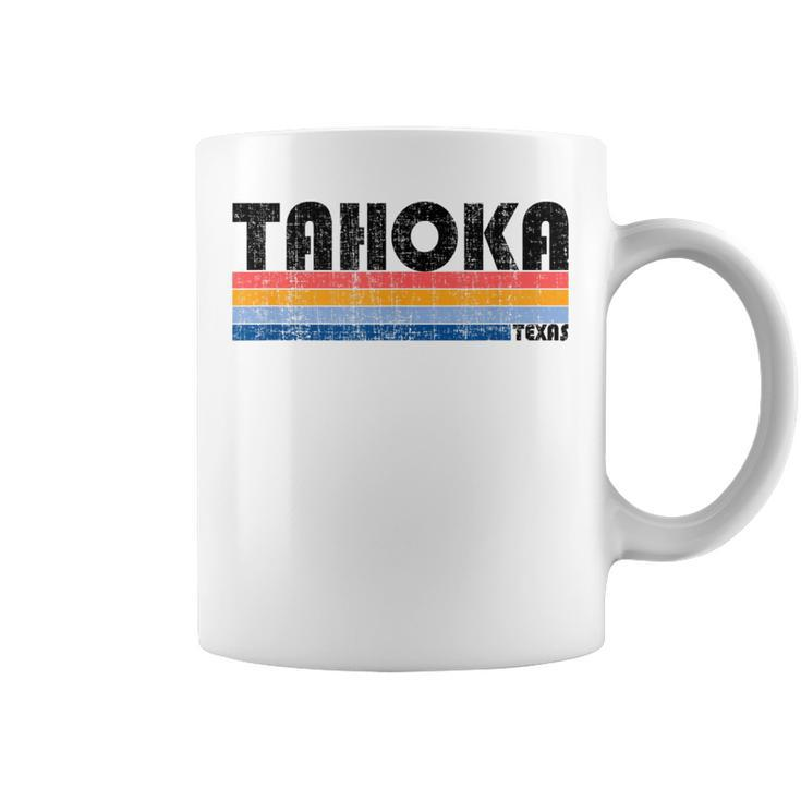 Tahoka Tx Hometown Pride Retro 70S 80S Style Coffee Mug