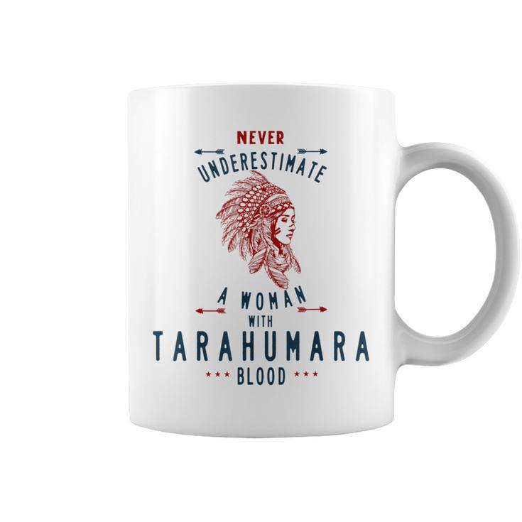 Tarahumara Native Mexican Indian Woman Never Underestimate Indian Funny Gifts Coffee Mug