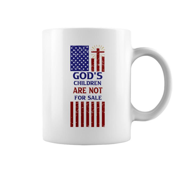 The Sounds Of Freedom Gods Children Are Not For Sale Flag  Coffee Mug