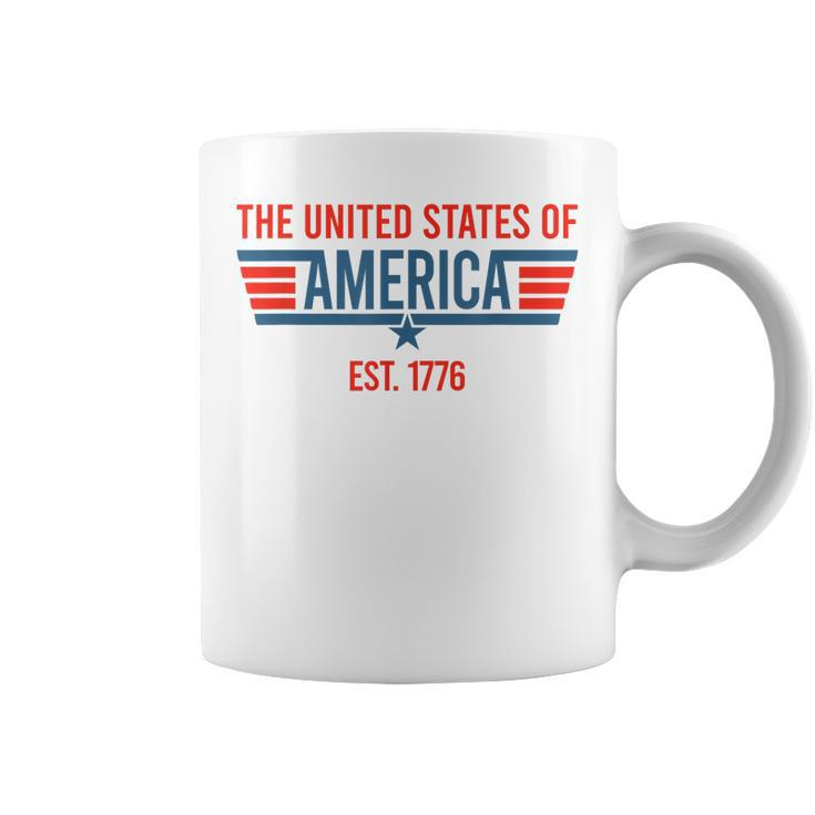 The United States Of America Est July 4Th 1776 Patriotic Usa  Coffee Mug