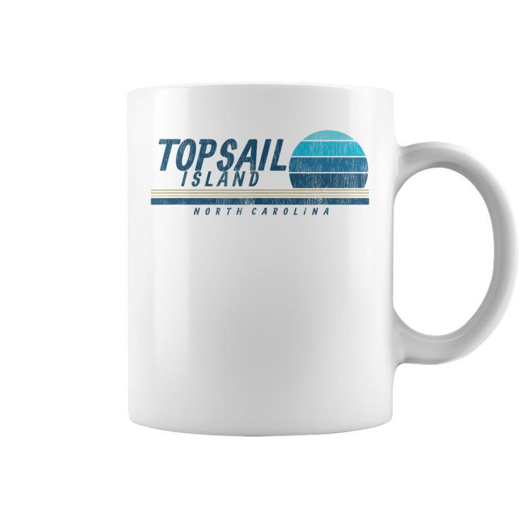 Topsail Island Nc Summertime Vacationing 80S 80S Vintage Designs Funny Gifts Coffee Mug
