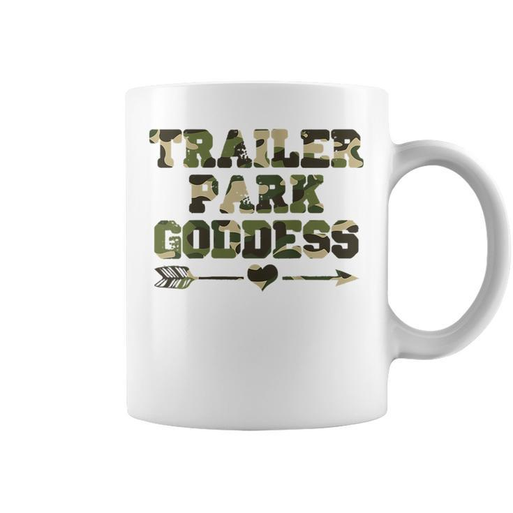 Trailer Park Goddess Camouflage Funny Redneck White Trash  Coffee Mug