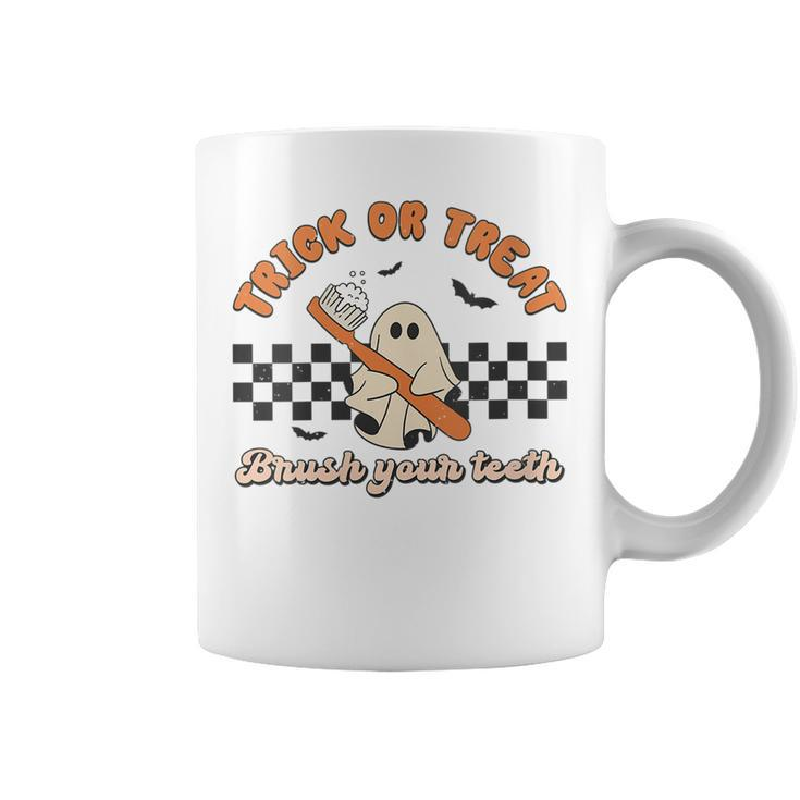 Trick Or Treat Brush Your Th Spooky Dental Assistance  Coffee Mug
