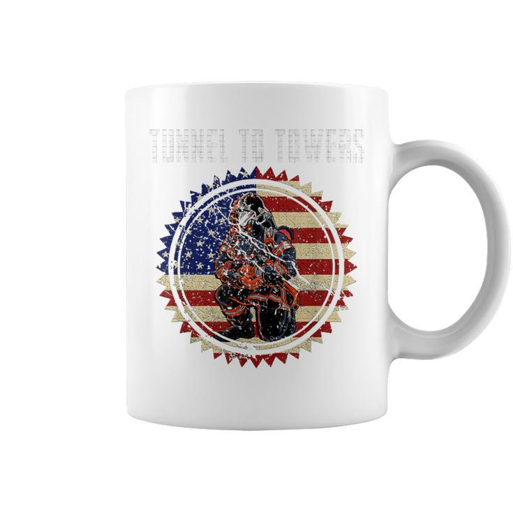 Tunnel To Towers America Flag Inserts Coffee Mug