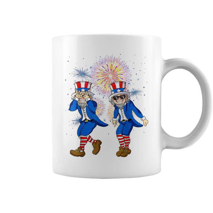 Uncle Sam Griddy Dance Funny 4Th Of July Independence Day  Coffee Mug