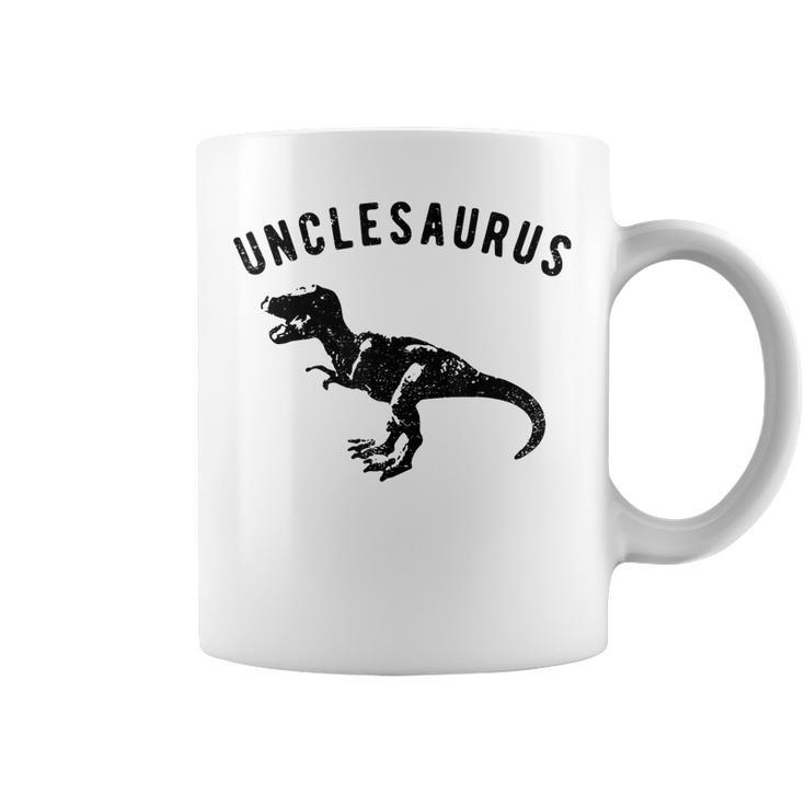 Unclesaurus T Rex Dinosaur Uncle Saurus Fathers Day Family Coffee Mug ...